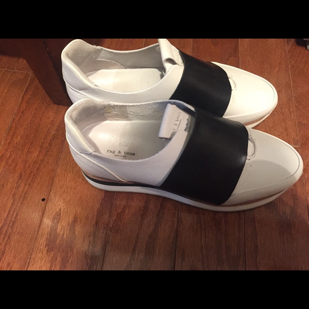 Rag and bone leather sneakers